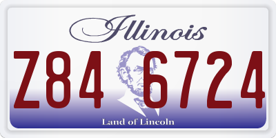 IL license plate Z846724