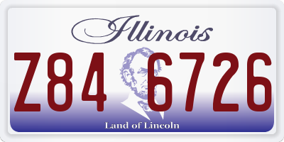 IL license plate Z846726