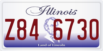 IL license plate Z846730