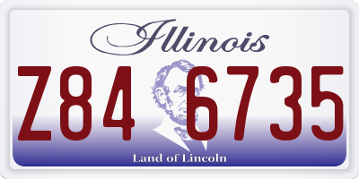 IL license plate Z846735