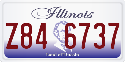 IL license plate Z846737