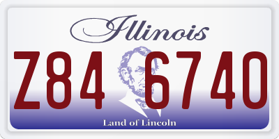 IL license plate Z846740