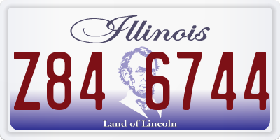 IL license plate Z846744