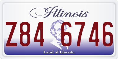 IL license plate Z846746