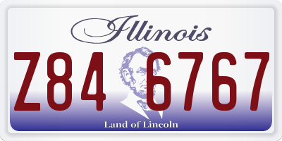 IL license plate Z846767
