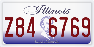 IL license plate Z846769
