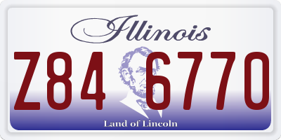 IL license plate Z846770