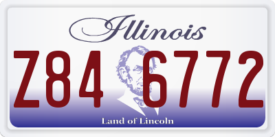IL license plate Z846772