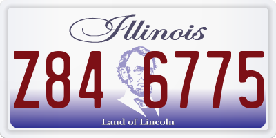 IL license plate Z846775