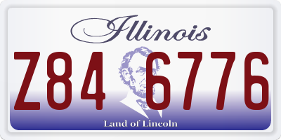 IL license plate Z846776