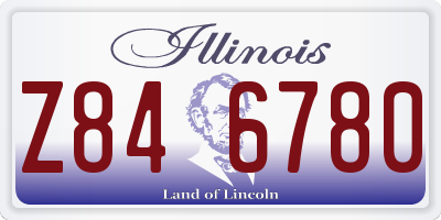 IL license plate Z846780