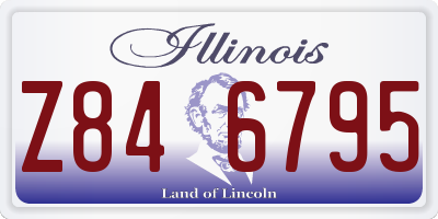 IL license plate Z846795