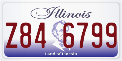 IL license plate Z846799