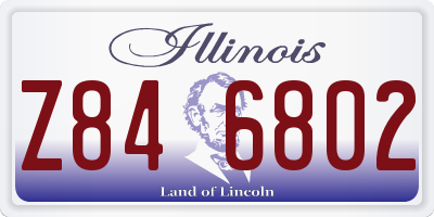 IL license plate Z846802