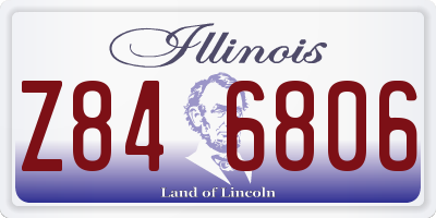 IL license plate Z846806