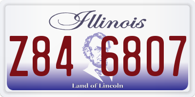 IL license plate Z846807