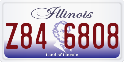 IL license plate Z846808