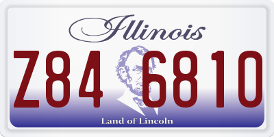IL license plate Z846810