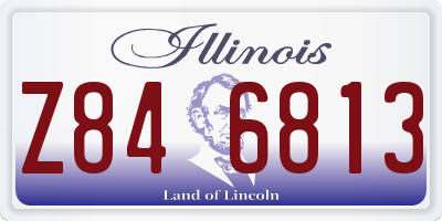 IL license plate Z846813