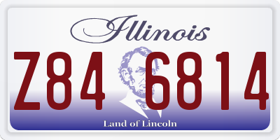 IL license plate Z846814