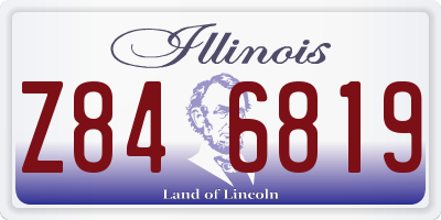 IL license plate Z846819