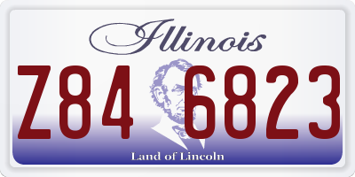 IL license plate Z846823