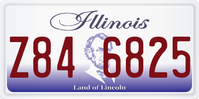 IL license plate Z846825