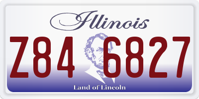 IL license plate Z846827