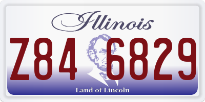 IL license plate Z846829
