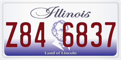 IL license plate Z846837