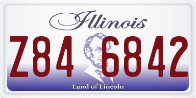 IL license plate Z846842