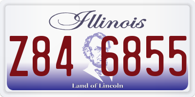 IL license plate Z846855