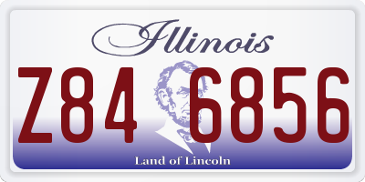 IL license plate Z846856