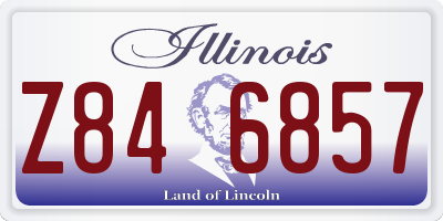 IL license plate Z846857