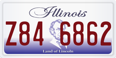 IL license plate Z846862