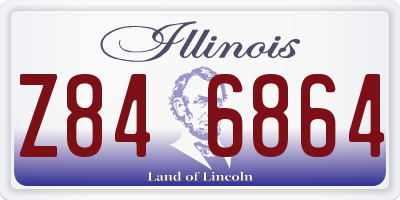 IL license plate Z846864