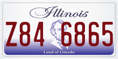 IL license plate Z846865