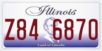 IL license plate Z846870