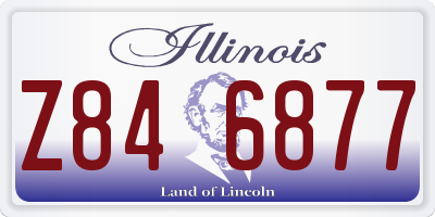 IL license plate Z846877