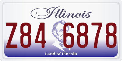 IL license plate Z846878