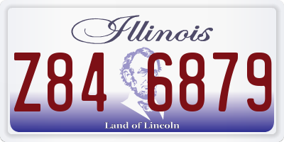 IL license plate Z846879