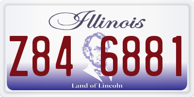IL license plate Z846881
