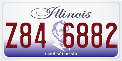 IL license plate Z846882