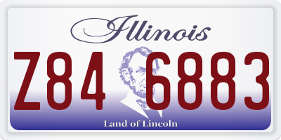 IL license plate Z846883