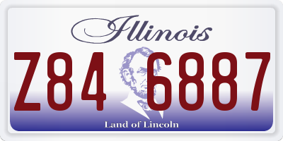 IL license plate Z846887