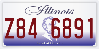 IL license plate Z846891