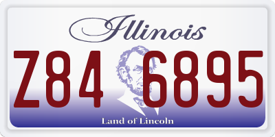 IL license plate Z846895