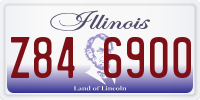 IL license plate Z846900
