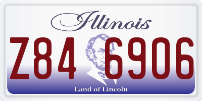 IL license plate Z846906