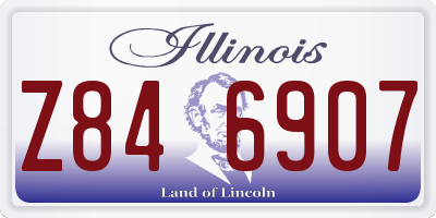 IL license plate Z846907